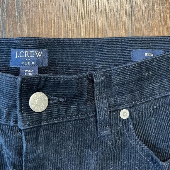 Men’s J. Crew factory flex slim fit navy corduroy SZ 32/30 - Picture 4 of 5